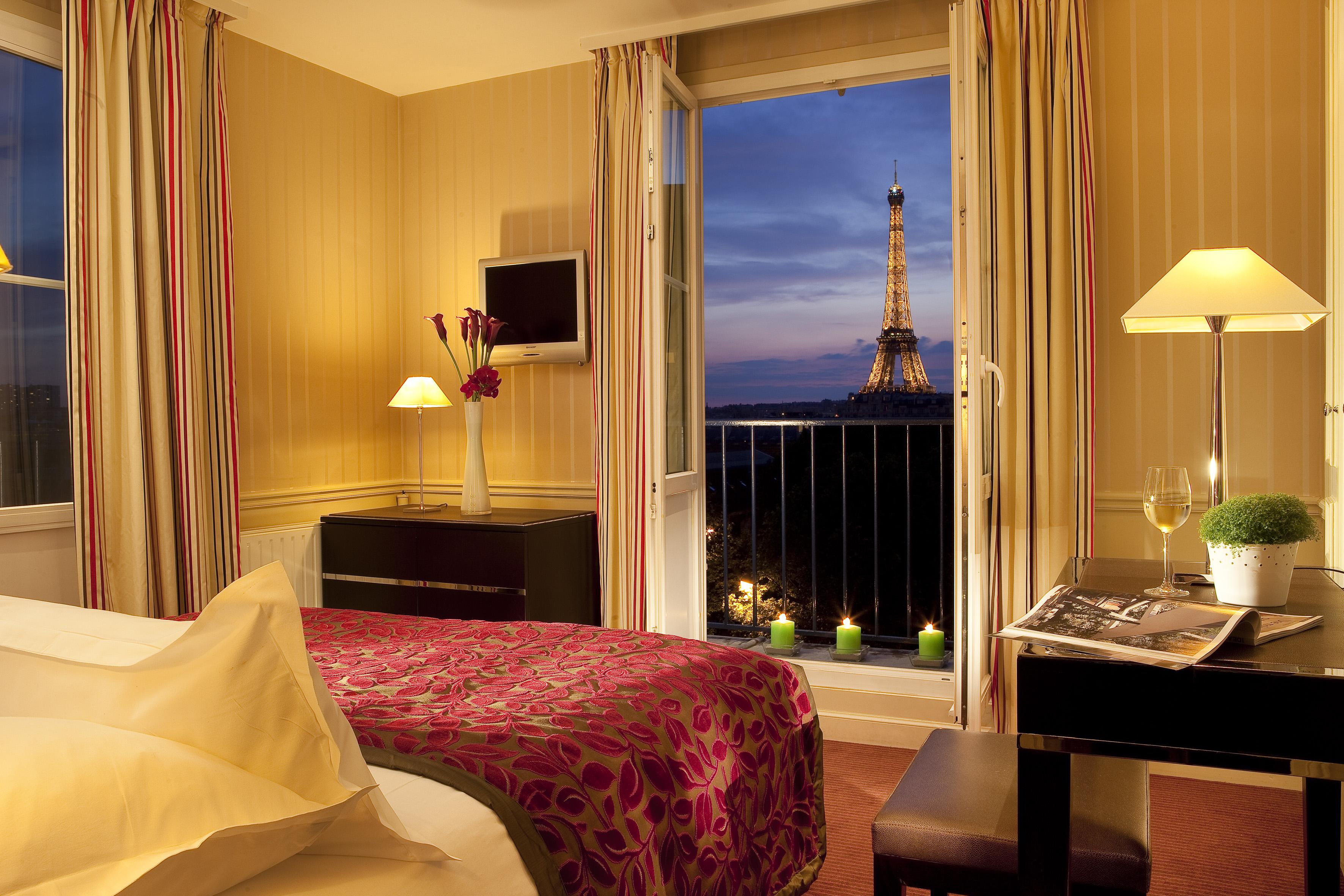 Hotel Duquesne Eiffel Parigi Camera foto